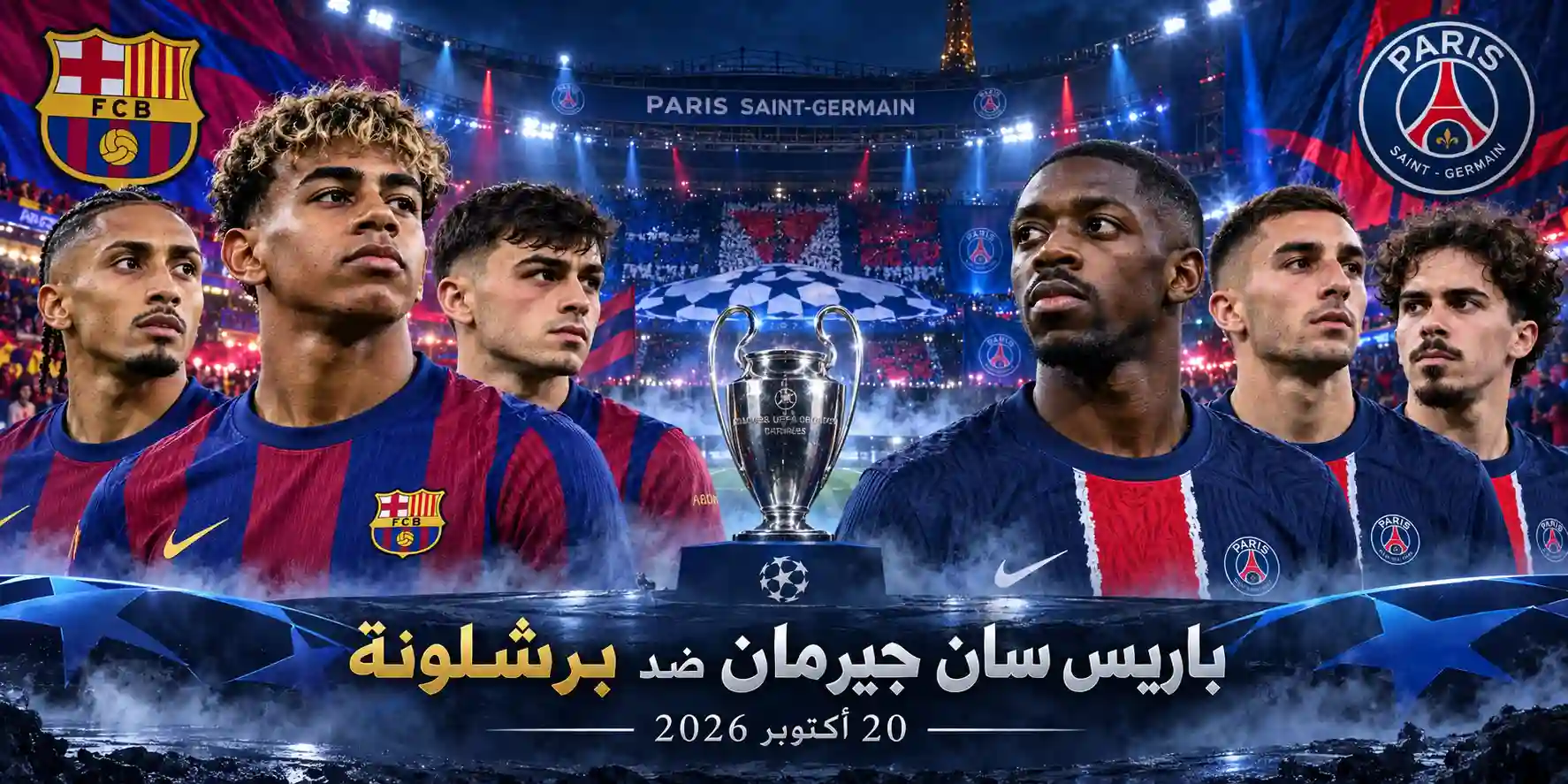 باريس سان جيرمان ضد برشلونة: موعد القمة وأخبار الفريقين ومفاتيح المواجهة