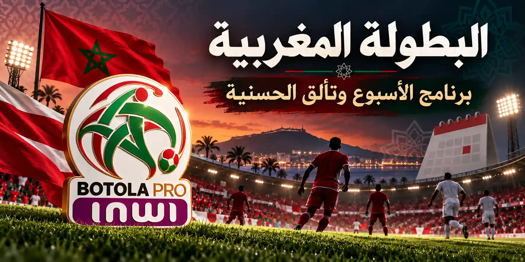 جدول مباريات الدوري المغربي هذا الأسبوع وترتيب الفرق