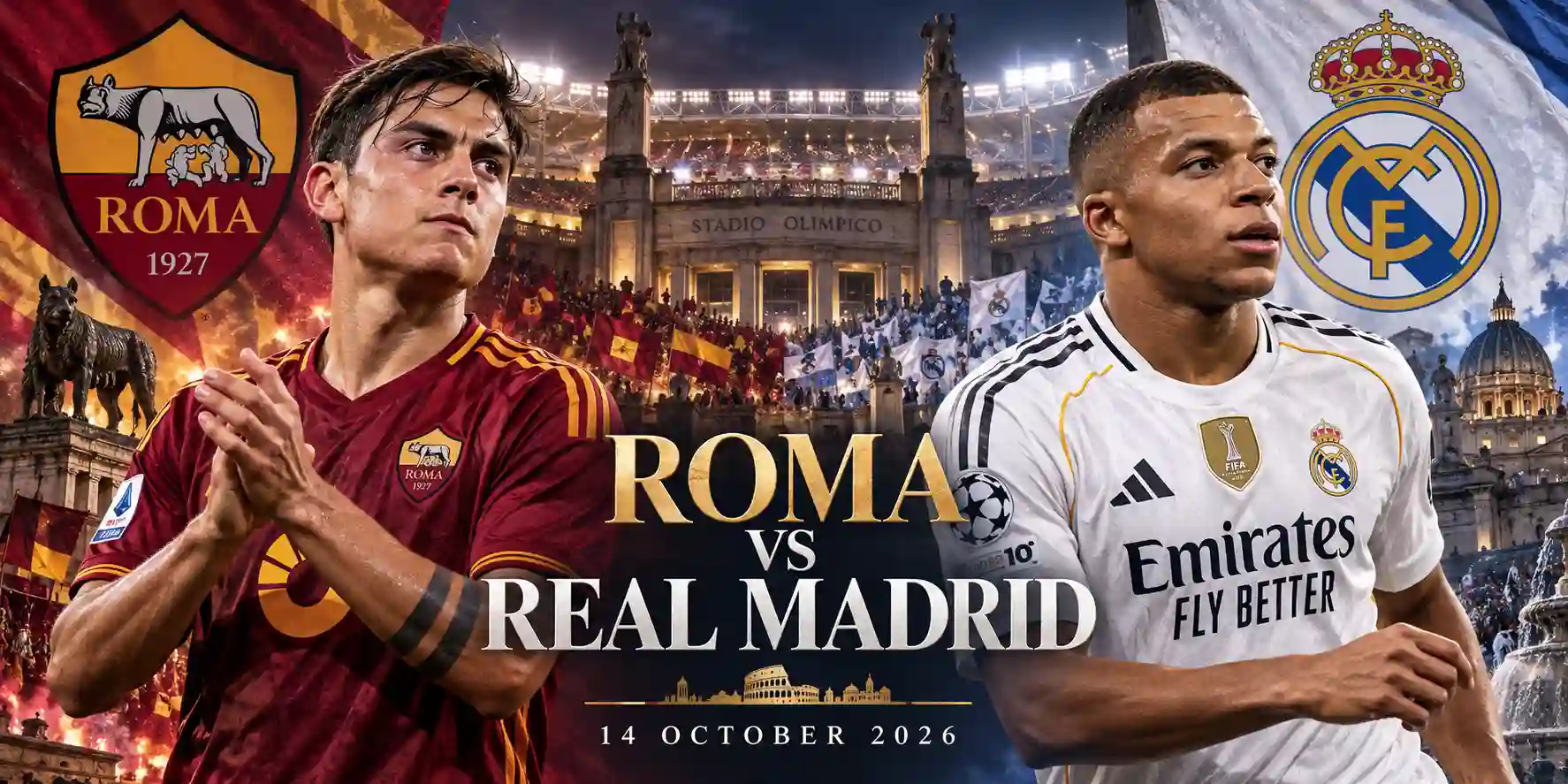 ريال مدريد ضد روما: موعد المباراة وأخبار الفريقين قبل قمة الأولمبيكو