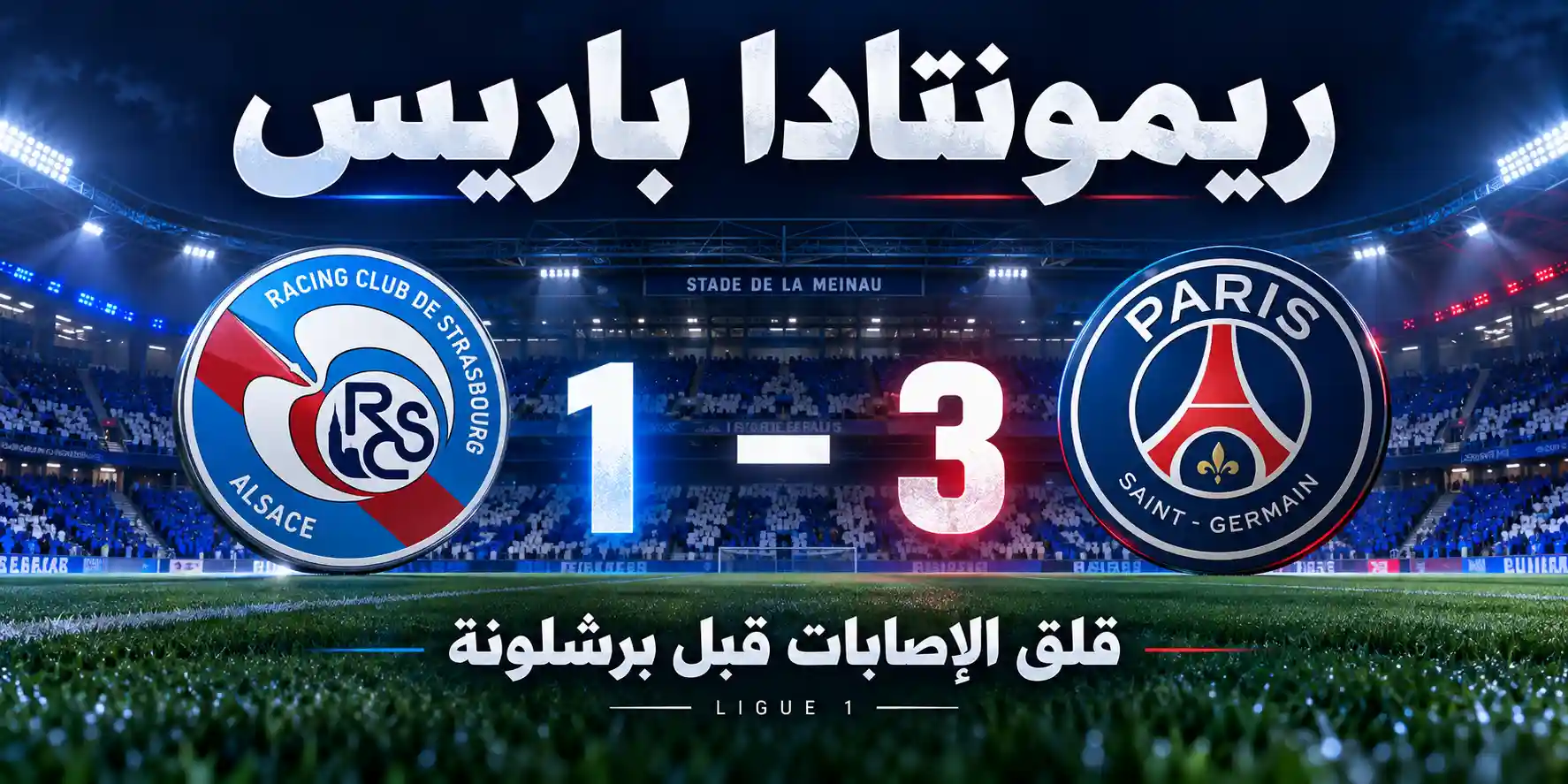 باريس سان جيرمان يقلب الطاولة على ستراسبورغ