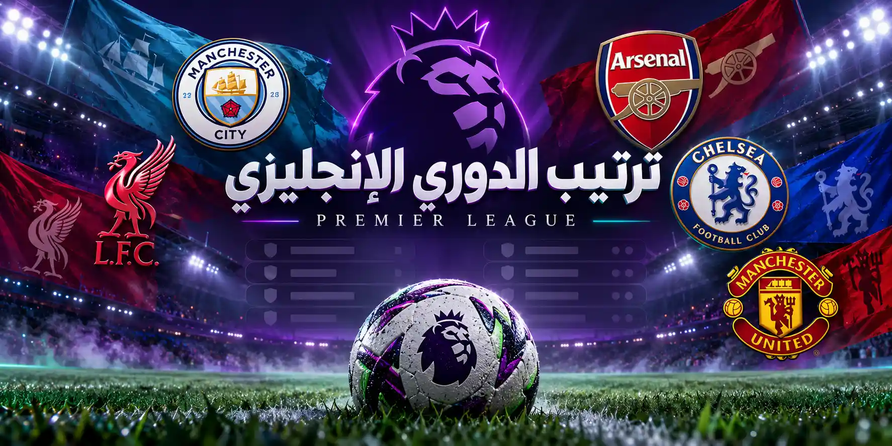 ترتيب الدوري الإنجليزي 2026-2027: مانشستر سيتي يتصدر وأرسنال يلاحقه