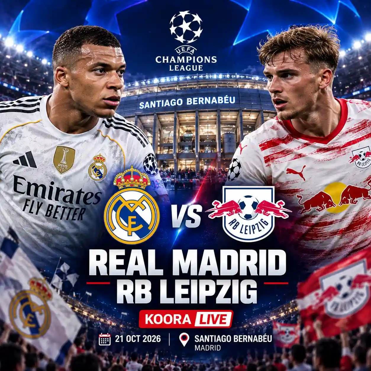 real-madrid – rb-leipzig koora live